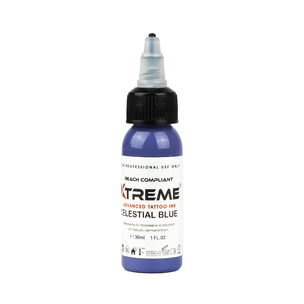 Tattoofarbe Xtreme Ink celestial blue Tattoofarbe Xtreme Ink celestial blue 30ml Flasche
