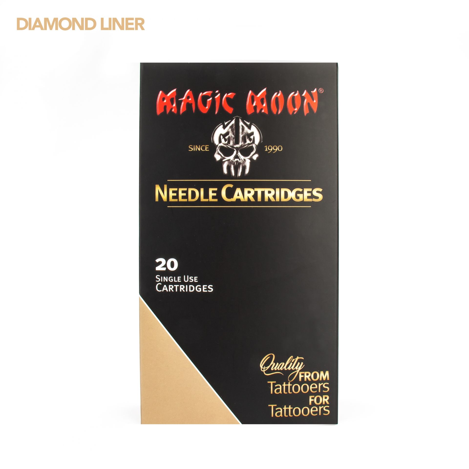 -30 PROZENT - Magic Moon Standard Cartridges - Diamond, One Off Liner, Long Taper, 20 Stk, 7/0.35 mm