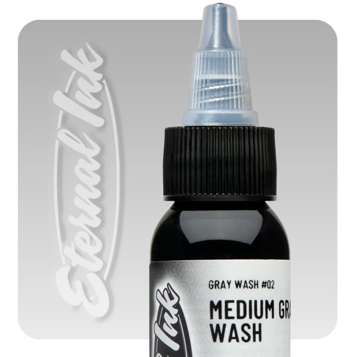 Eternal Ink - Tattoo Ink - Medium Gray Wash - 30 ml