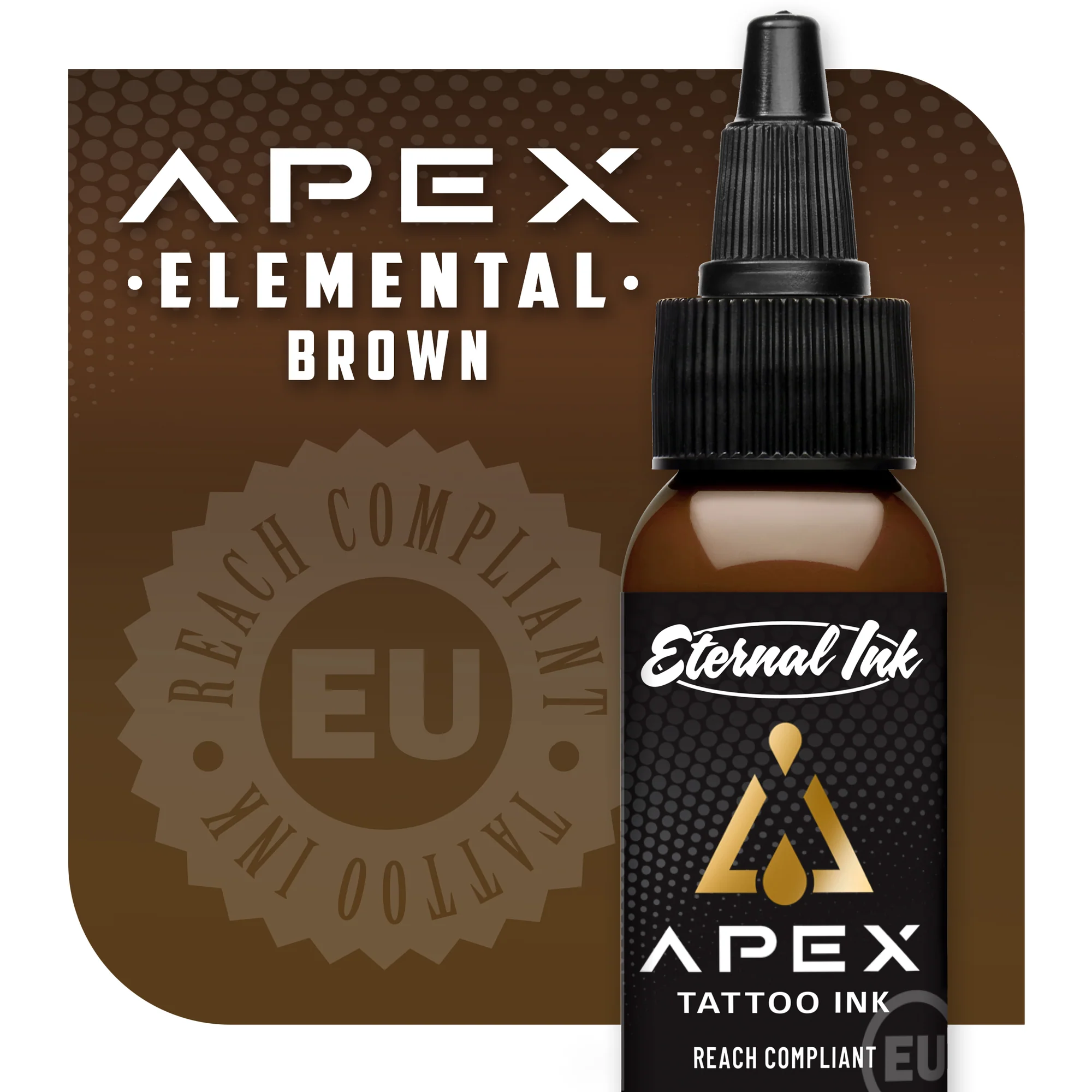 Eternal Ink - Tattoo Ink - APEX - Elemental Brown - 30 ml