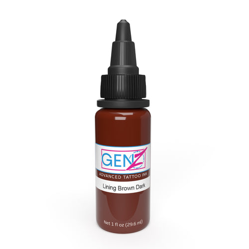 Tattoofarbe Intenze GEN Z  lining brown dark 30ml Flasche