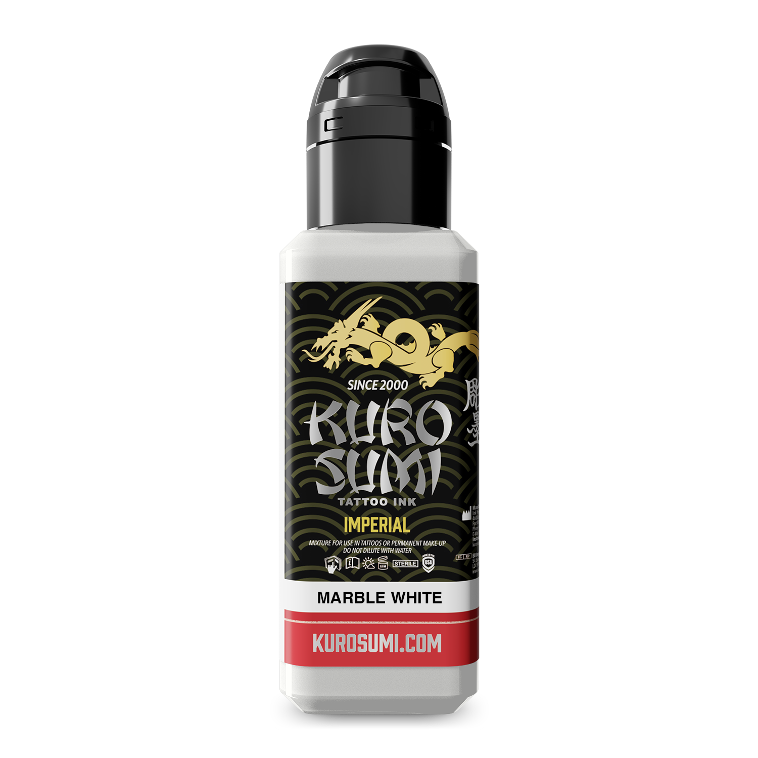 Immsmw1 5 Kuro Sumi Imperial Marble White 1 5oz 1500 1500 Rendertransparent PNG