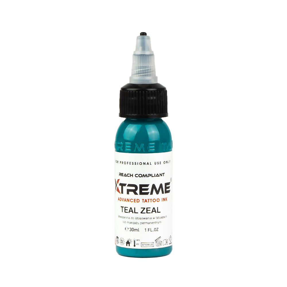 Tattoofarbe Xtreme Ink teal zeal 30ml Flasche