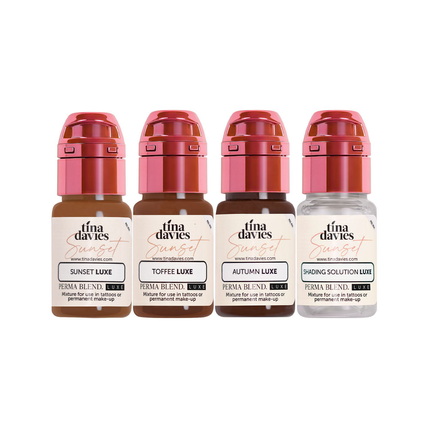 Lxtdsb1 2 Perma Blend Luxe PMU INK Tina Davies Sunset Brow Collection Complete SET OF 4x15ml JPG Lxtdsb1 2 Perma Blend Luxe PMU INK Tina Davies Sunset Brow Collection Complete SET OF 4x15ml JPG