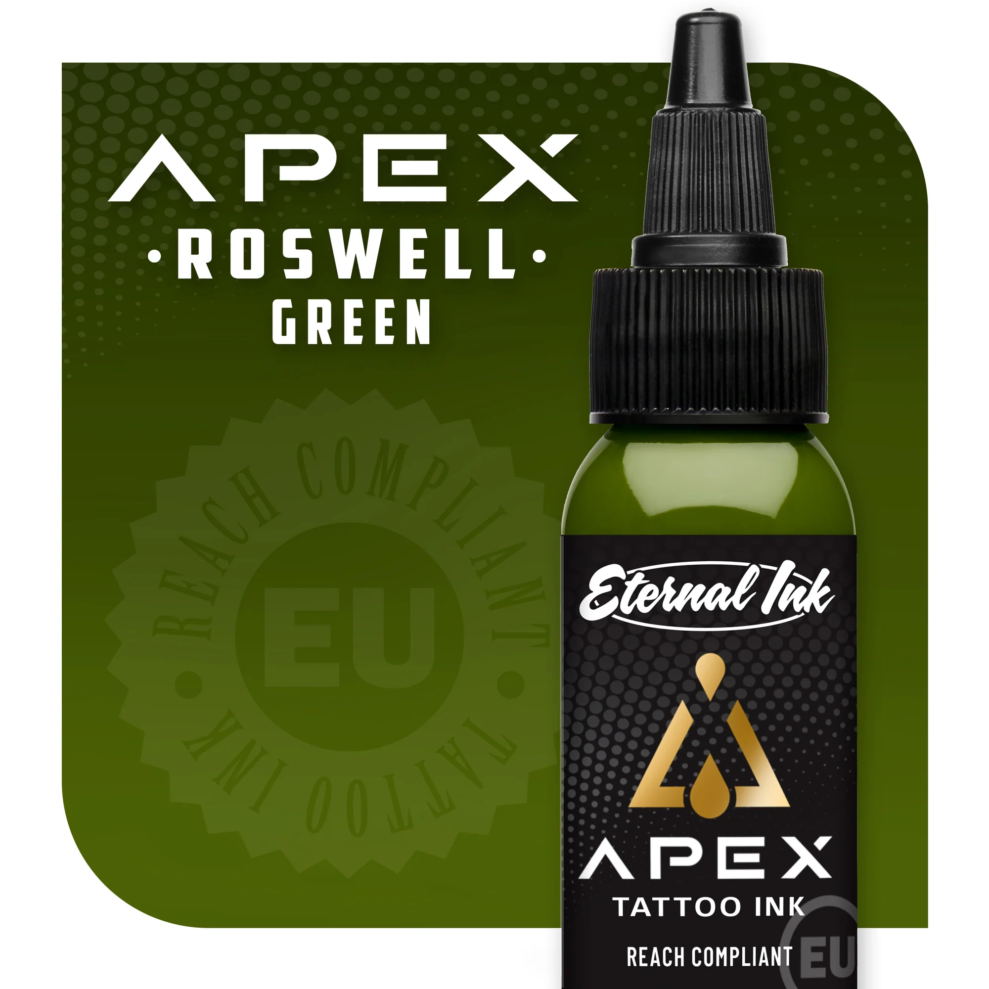 Eternal Ink - Tattoo Ink - APEX - Roswell Green - 30 ml