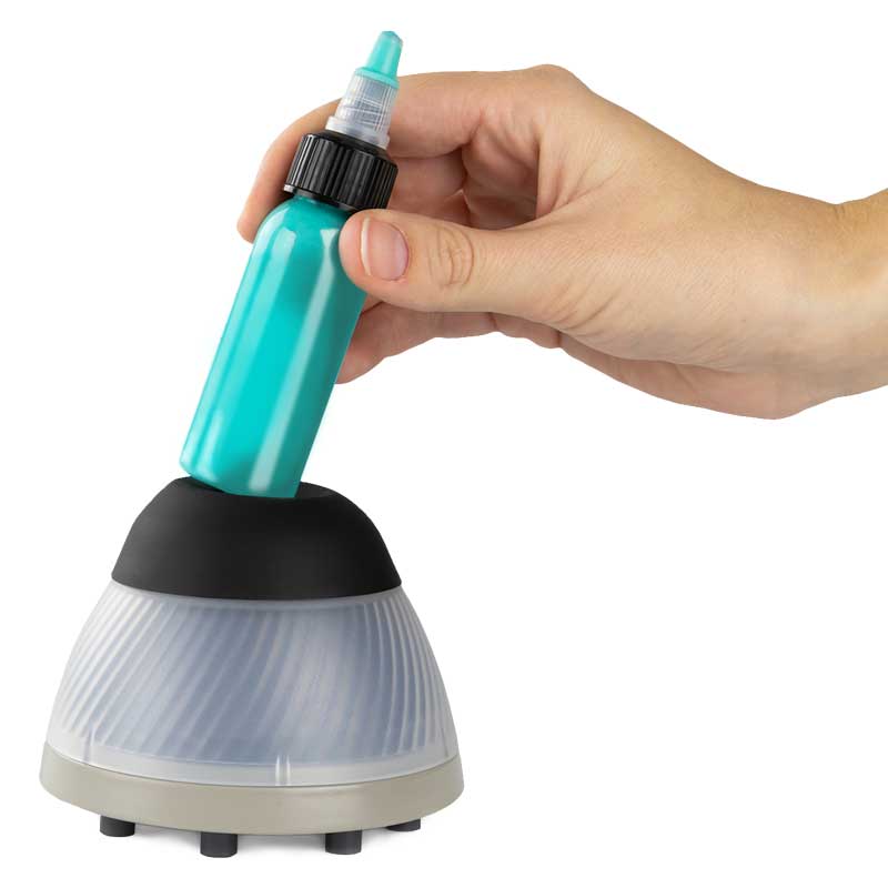 Magic Moon - Color shaker with 2 replacement silicone attachments - orbital