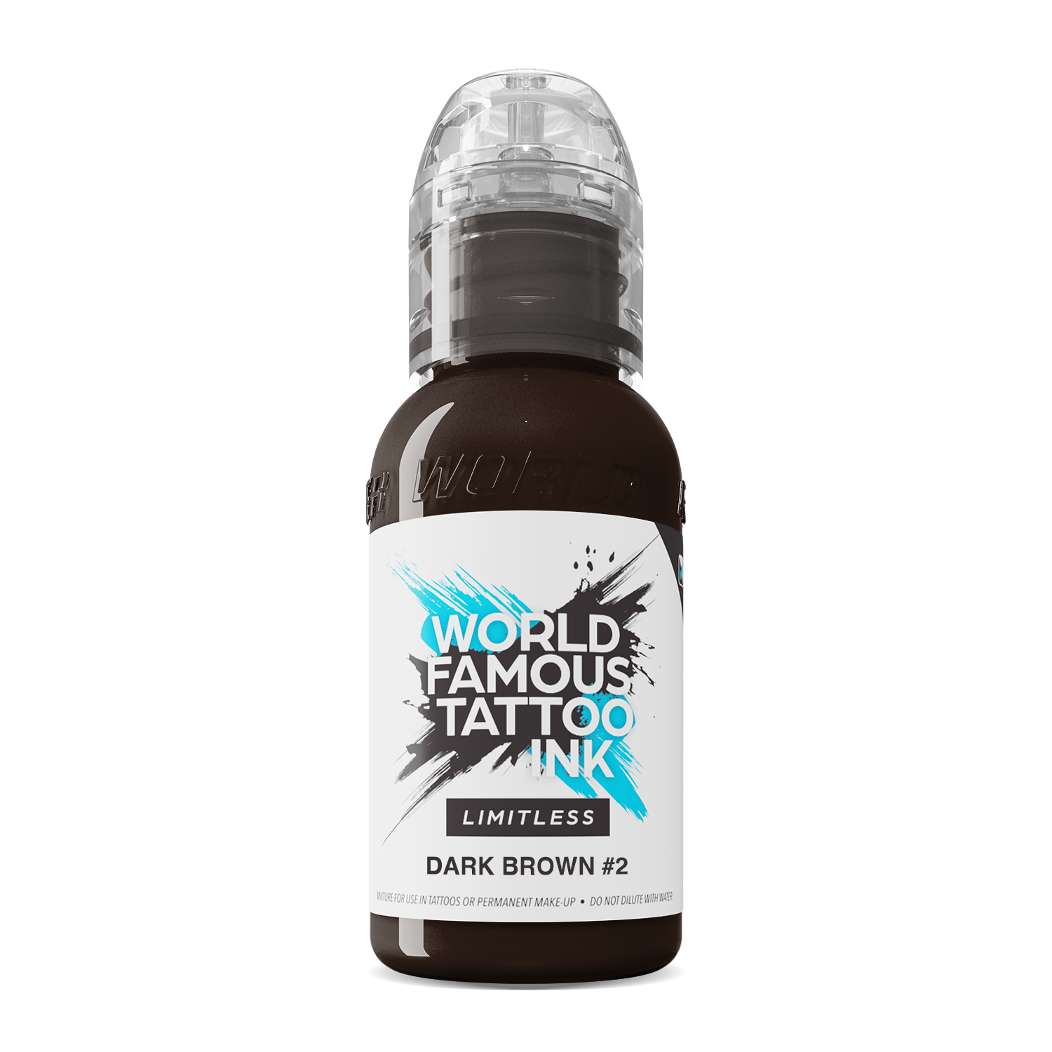 World Famous - Limitless Tattoo Ink - Dark Brown 2 - 30 ml