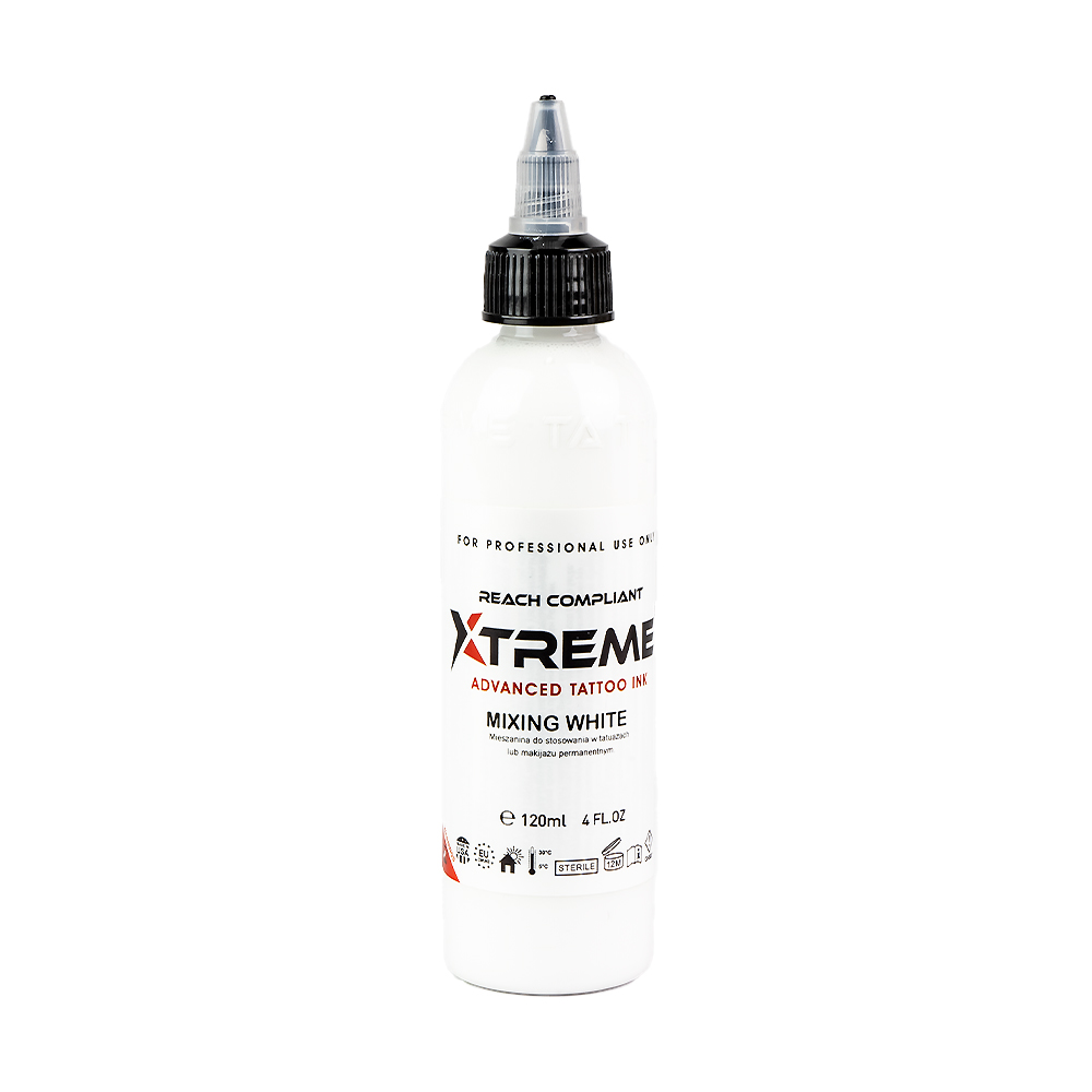 Xtreme Ink - Colore per tatuaggi - Bianco di miscelazione - 120 ml