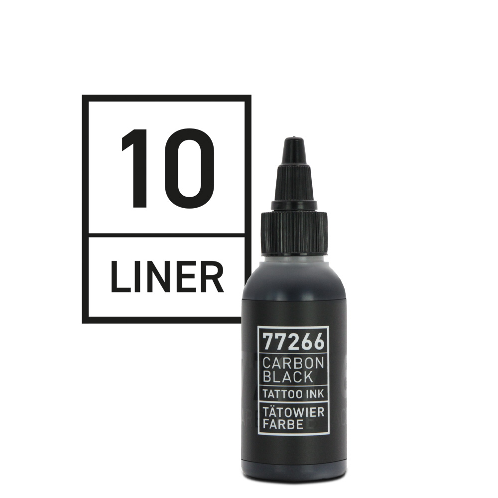 Carbon Black - Tattoo color - Liner 10 - 50 ml