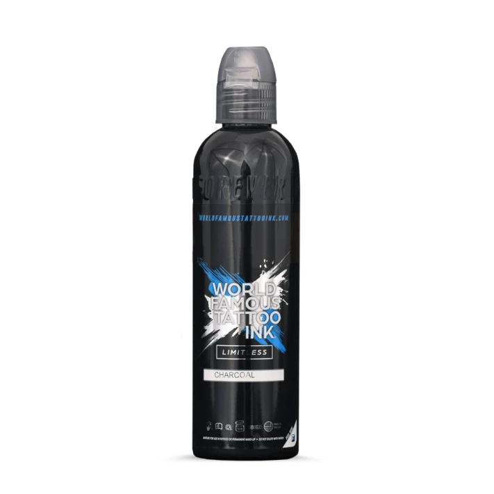 World Famous - Limitless Tattoo Ink - Charcoal Greywash - 120 ml
