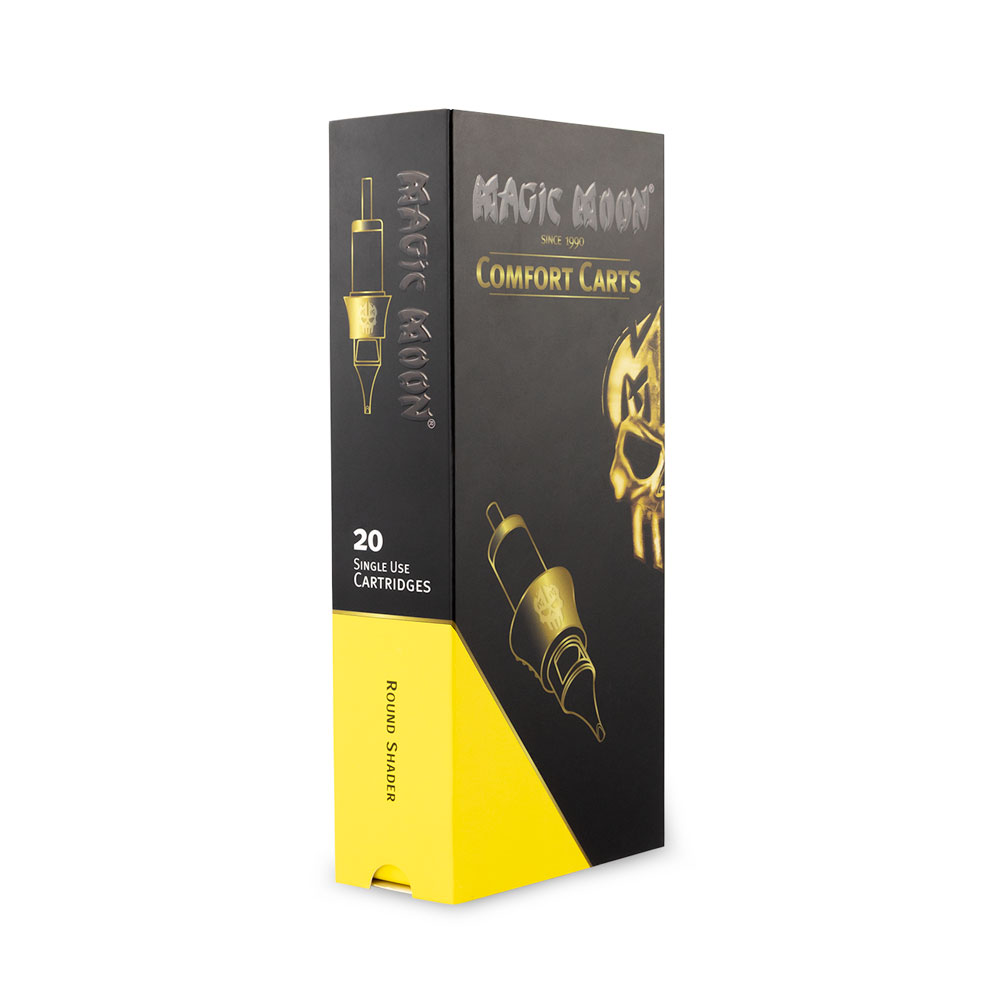 Magic Moon - Comfort Cartridges - Round Shader, Long Taper - 20 pcs - 18/0.35 mm