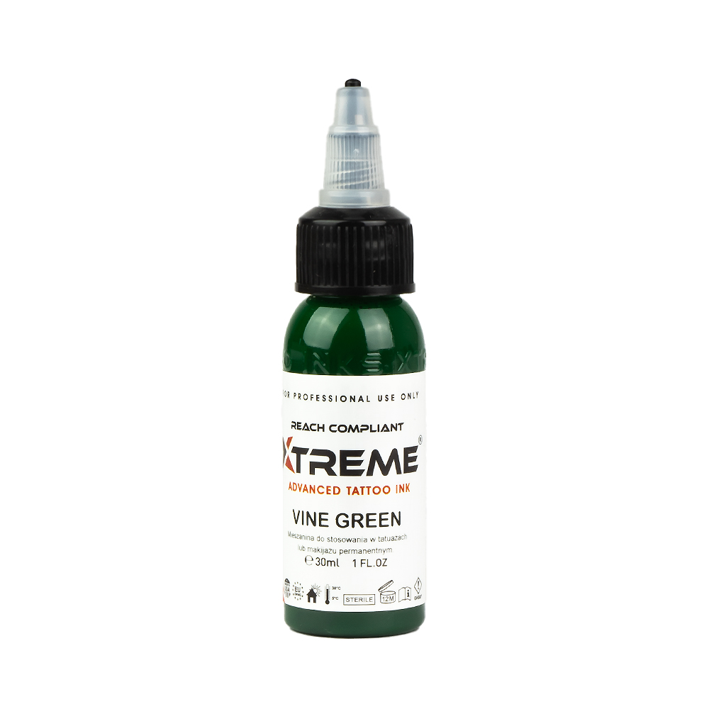 Tattoofarbe Xtreme Ink vine green 30ml Flasche