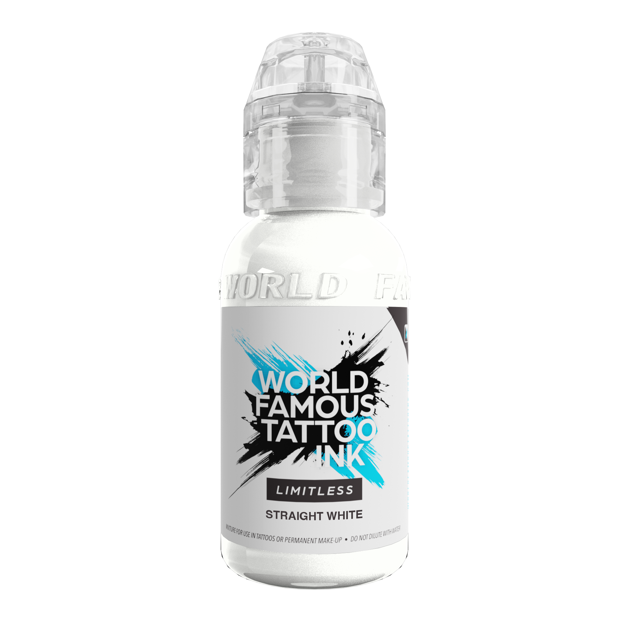World Famous - Limitless Tattoo Ink - Straight White