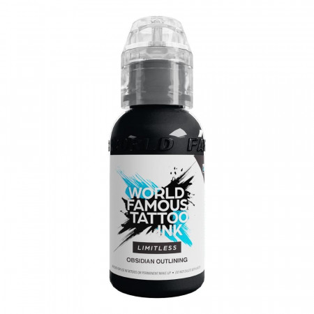 -40 PROZENT - World Famous - Limitless Tattoo Ink - Obsidian Outlining - 30 ml