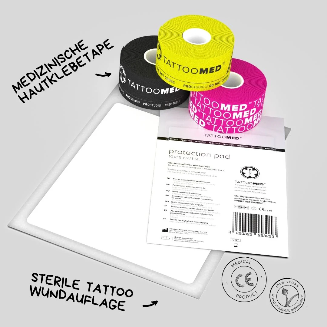 TattooMed Studio Pro Tape 5 Stk Gelb