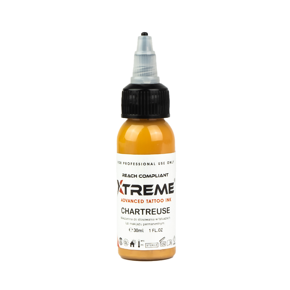 Tattoofarbe Xtreme Ink chartreuse Tattoofarbe Xtreme Ink chartreuse 30ml Flasche