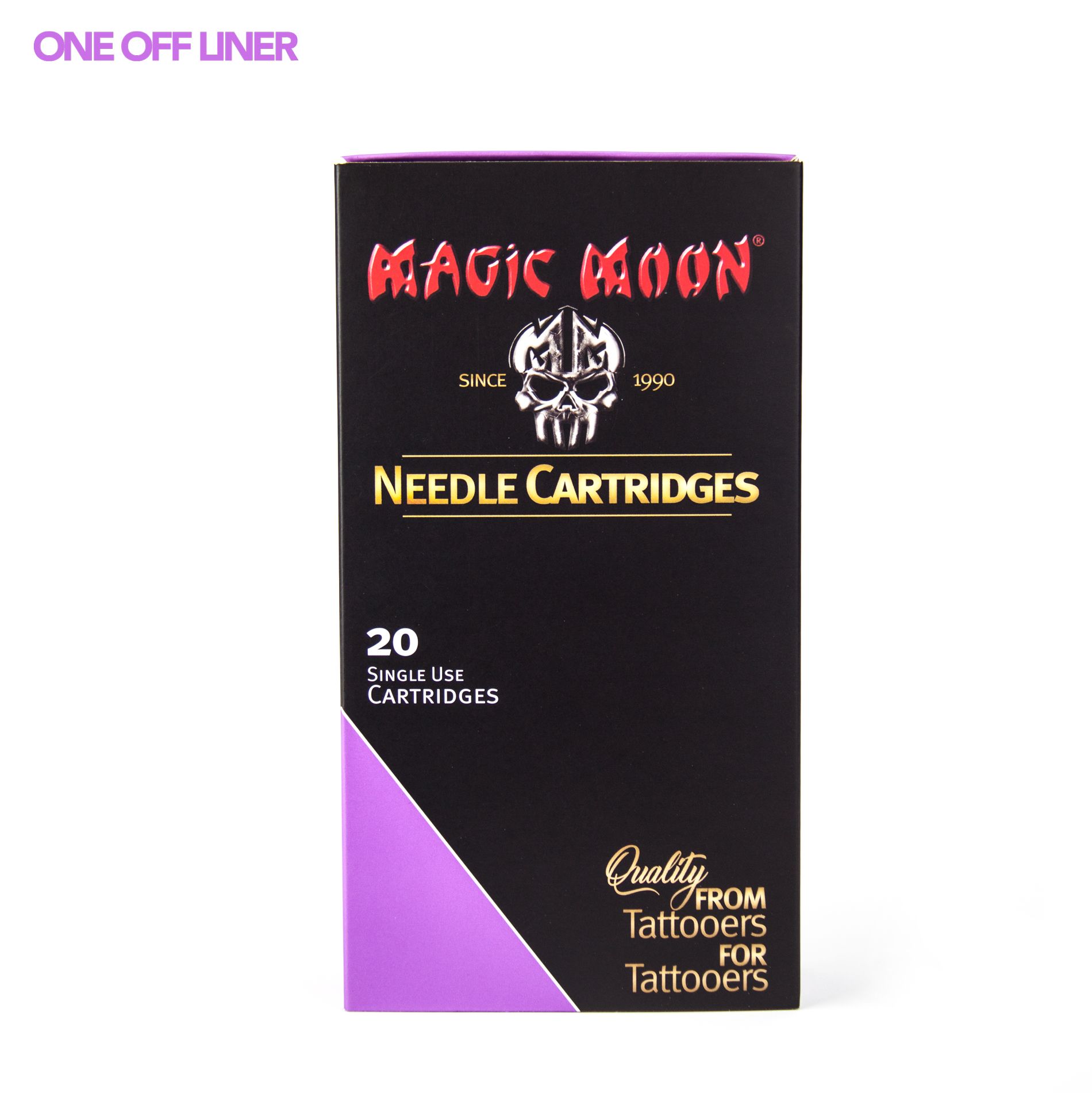 -50 PROZENT - OOLLT - Magic Moon Standard Cartridges - One Off Liner, Long Taper, 20 Stk, 11/0.30 mm