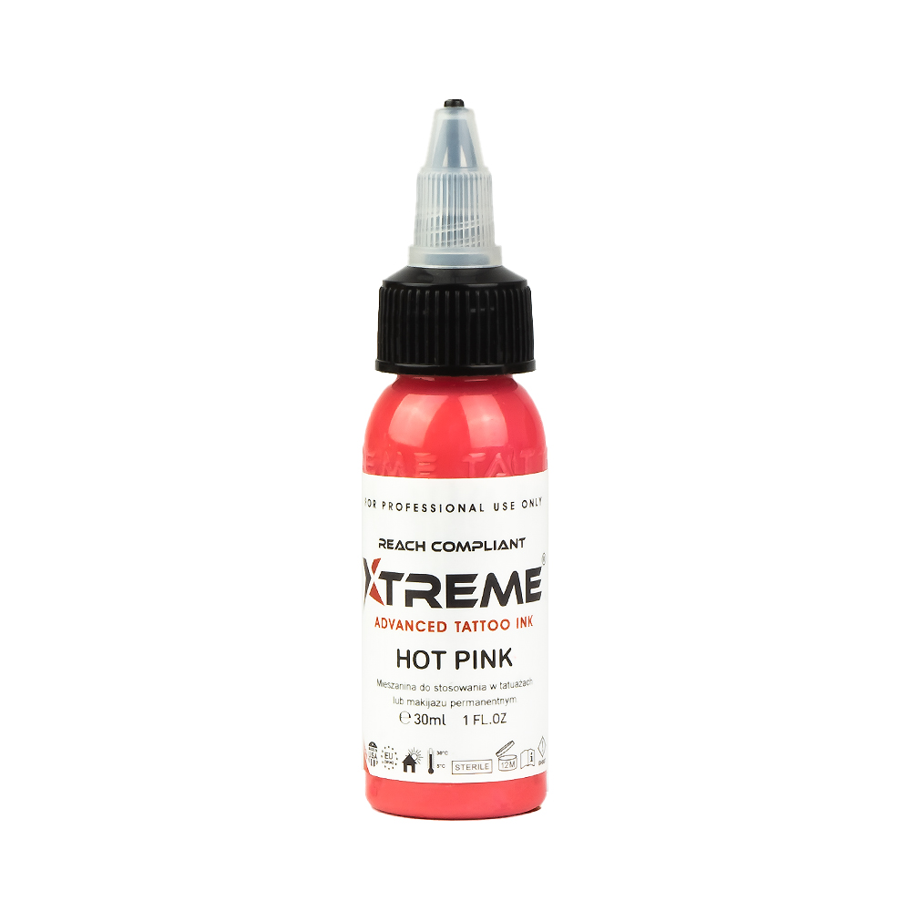 Tattoofarbe Xtreme Ink hot pink 30ml Flasche