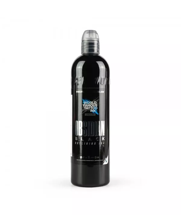 -40 PROZENT - World Famous - Limitless Tattoo Ink - Obsidian Outlining - 240 ml