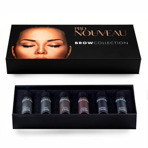 Intenze - Pro Nouveau - Permanent Make Up Color - Brow Collection - 6 x 15 ml