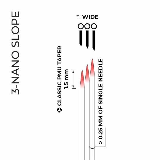 Artyst by Cheyenne - Safety Cartridges - 3 Nano Slope - 0.25 mm