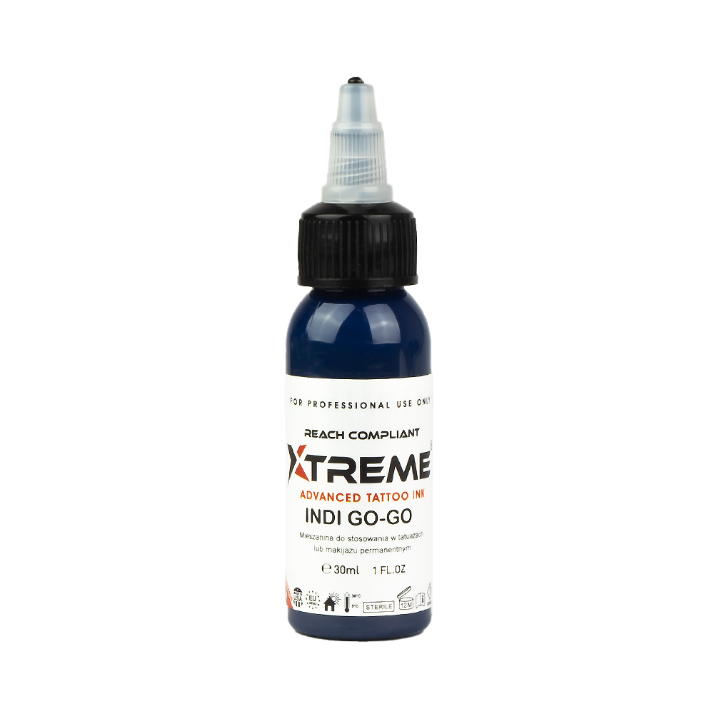Tattoofarbe Xtreme Ink indi go go 30ml Flasche