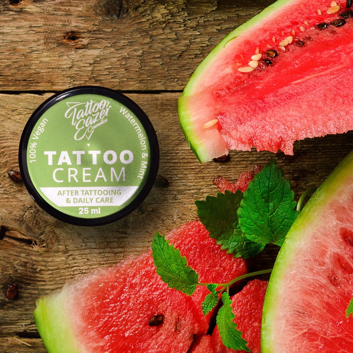 Tattoo Eazer - Tattoo Cream Watermelon & Mint - 25 ml