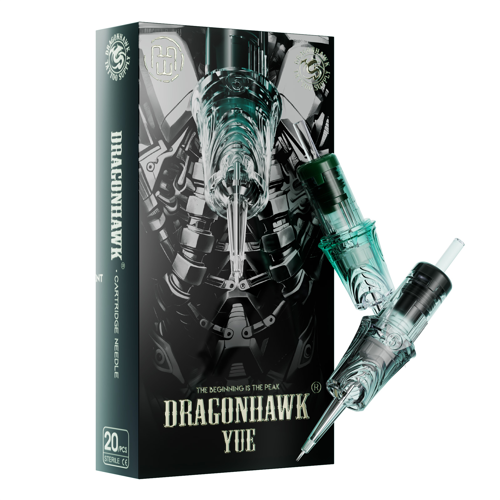 Dragonhawk YUE Cartridges Round Liner 20 Stk - 14/0.35 mm