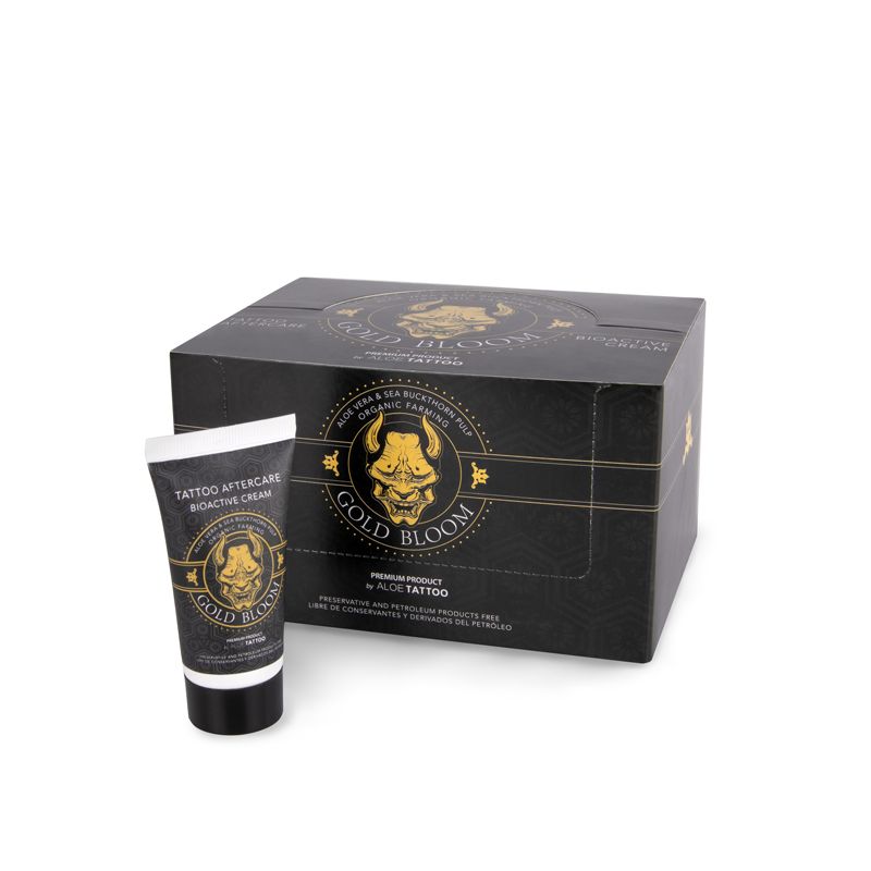 Aloe Tattoo - Gold Bloom Bioactive Aftercare - Display 12 x 30 g