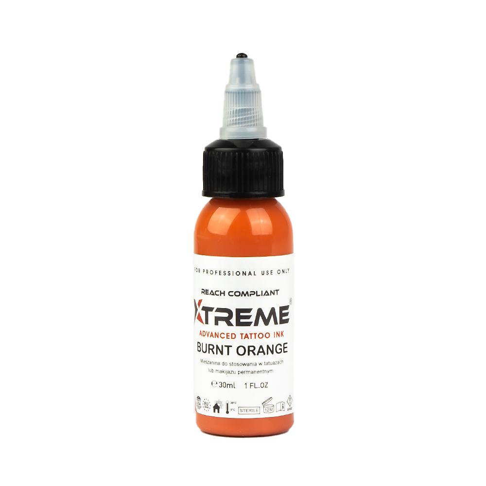Tattoofarbe Xtreme Ink burnt orange Tattoofarbe Xtreme Ink burnt orange 30ml Flasche