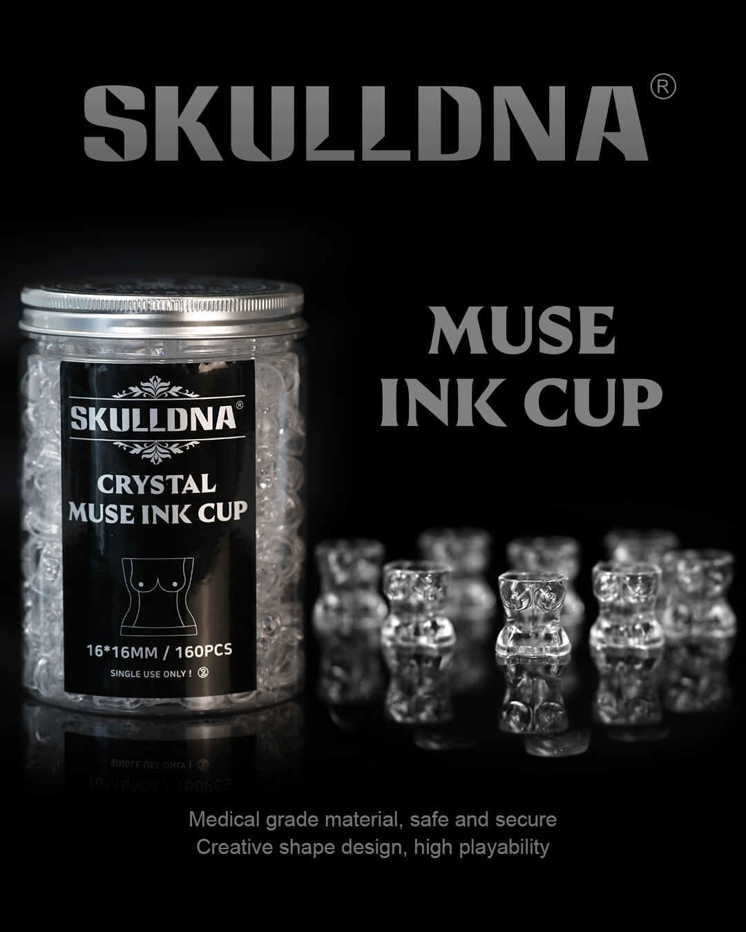 Crystal Ink Cups Muse 160 Stk