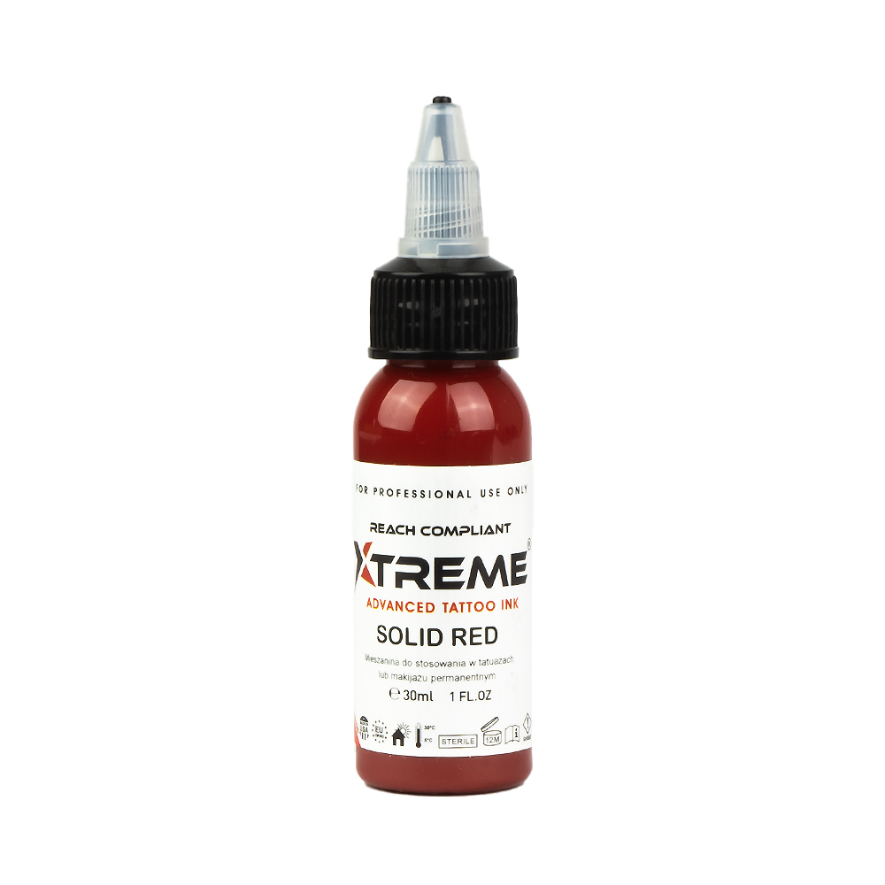 Tattoofarbe Xtreme Ink solid red 30ml