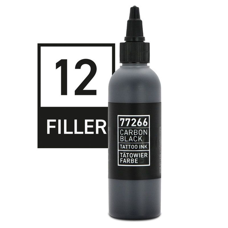 Carbon Black - Tattoo color - Filler 12 - 100 ml