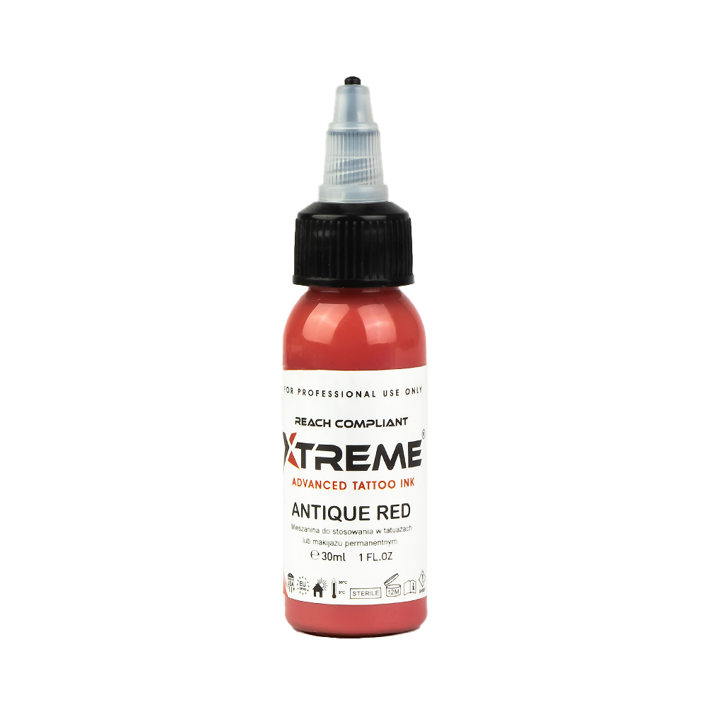 Xtreme Ink - Tattoo Farbe - Antique Red - 30 ml