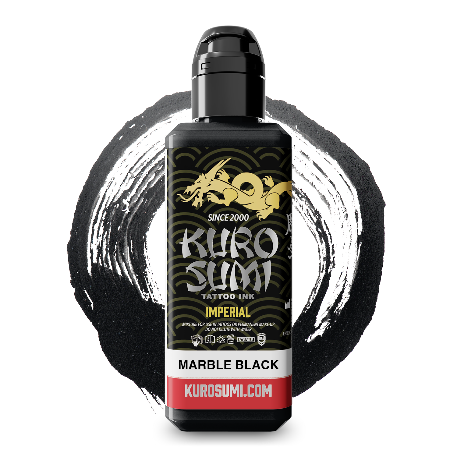 -5 PROZENT - Kuro Sumi - Imperial - Marble Black - 88 ml