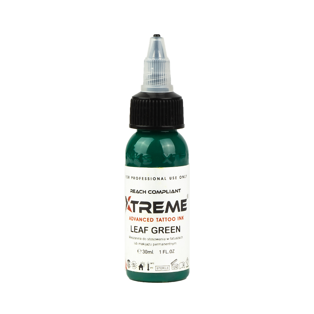 Tattoofarbe Xtreme Ink leaf green 30ml Flasche