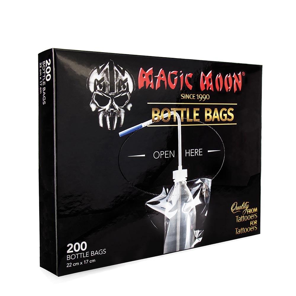 Magic Moon - Bottle Bags, Schutzhüllen für Spritzflaschen - Schwarz - 200 Stk