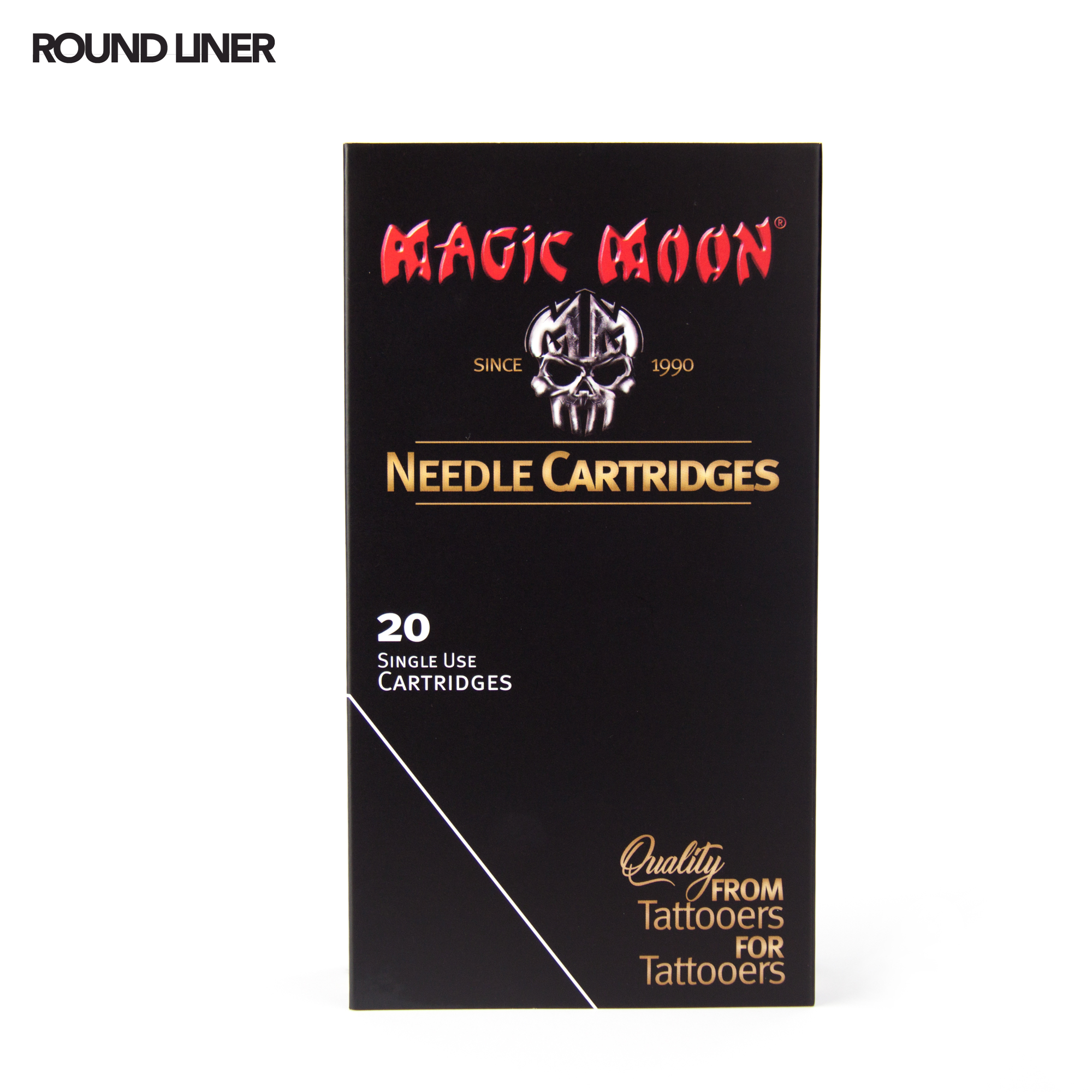 Magic Moon - Standard Cartridges - Round Liner, Medium Taper - 20 pcs - 1/0.30 mm