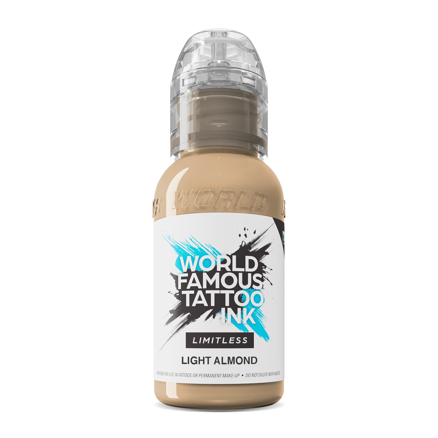 World Famous - Limitless Tattoo Ink - Pink Ribbon - Light Almond - 30 ml