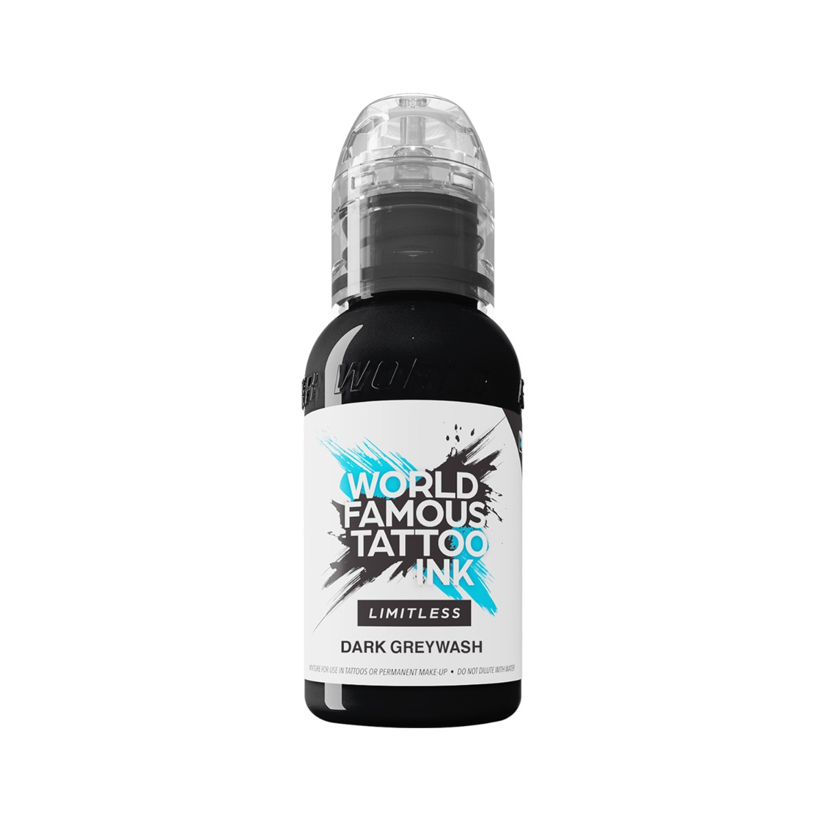 World Famous - Limitless Tattoo Ink - Dark Greywash - 120 ml