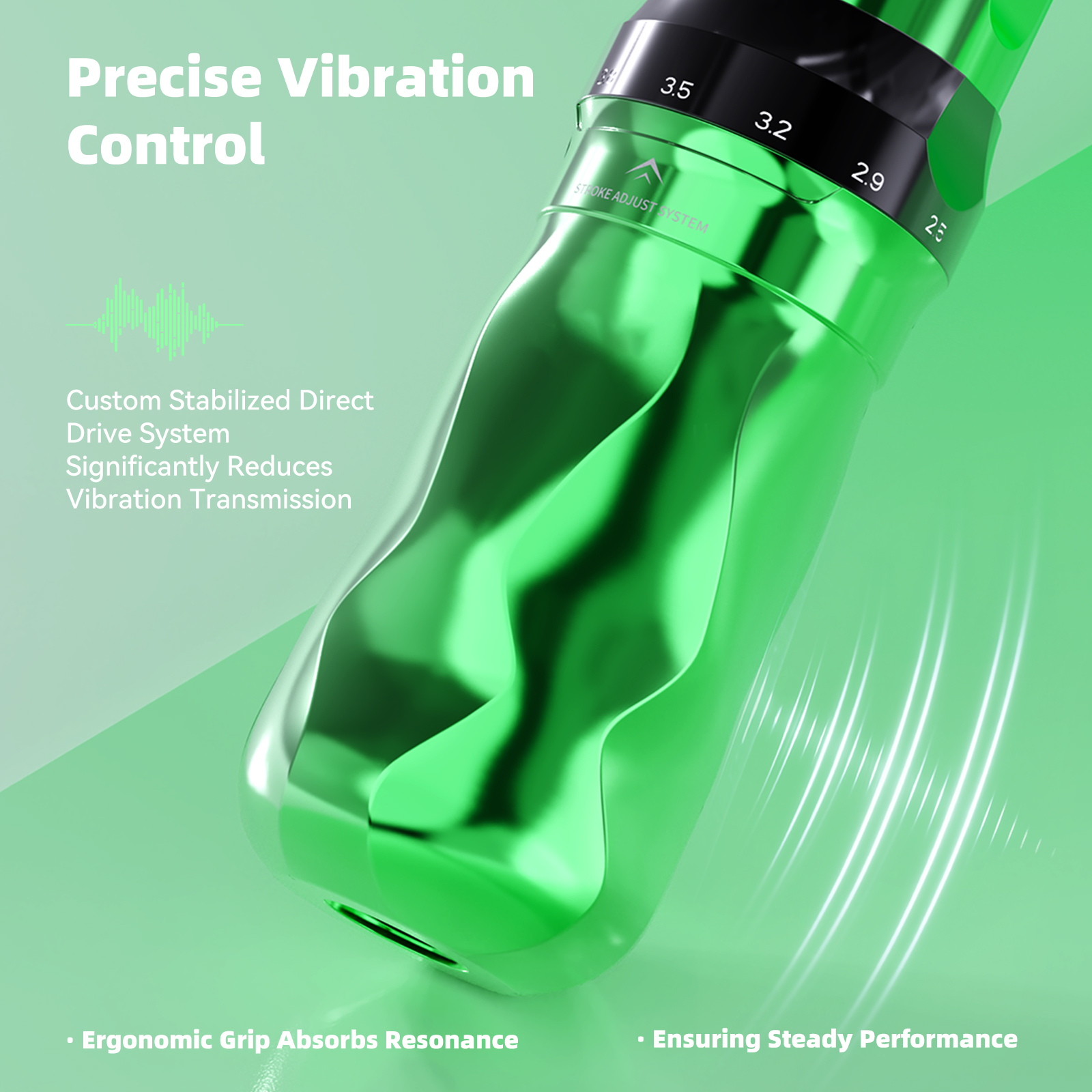 Dragonhawk Fold Pro Year of the Horse Edition - Wireless Tattoo Machine