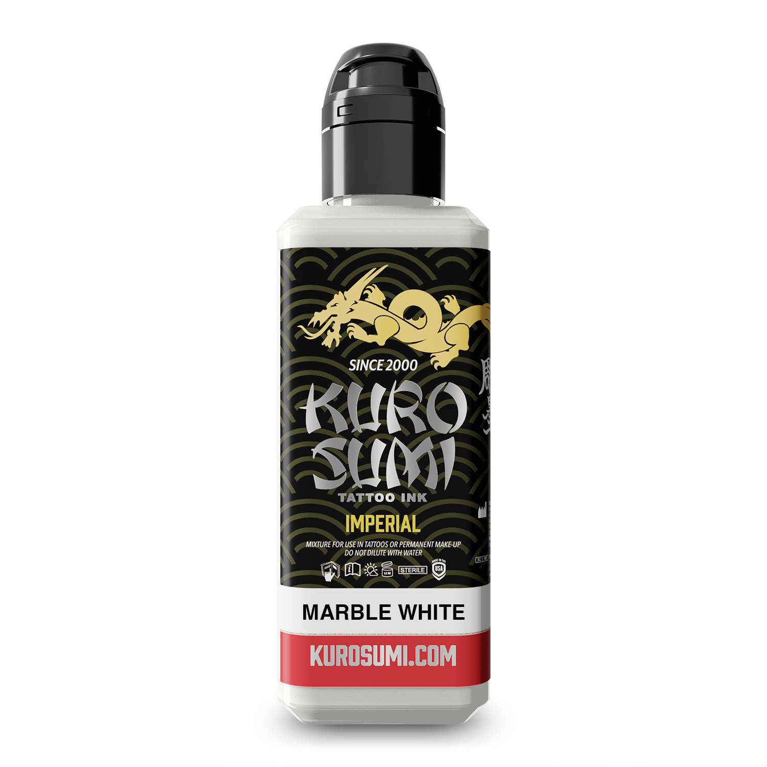 -5 PROZENT - Kuro Sumi - Imperial - Marble White - 88 ml