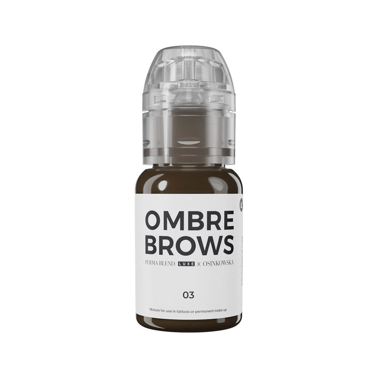 Perma Blend Luxe - Permanent Makeup Ink - Ombre Brows 03 - Paulina Osinkowska - 15 ml