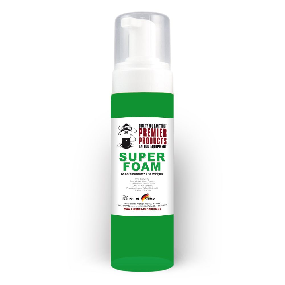 -15 PERCENT - Premier Products - Super Foam - Green - 220 ml