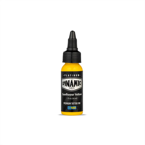 Dynamic Platinum - Colore per tatuaggi - Giallo girasole - 30 ml