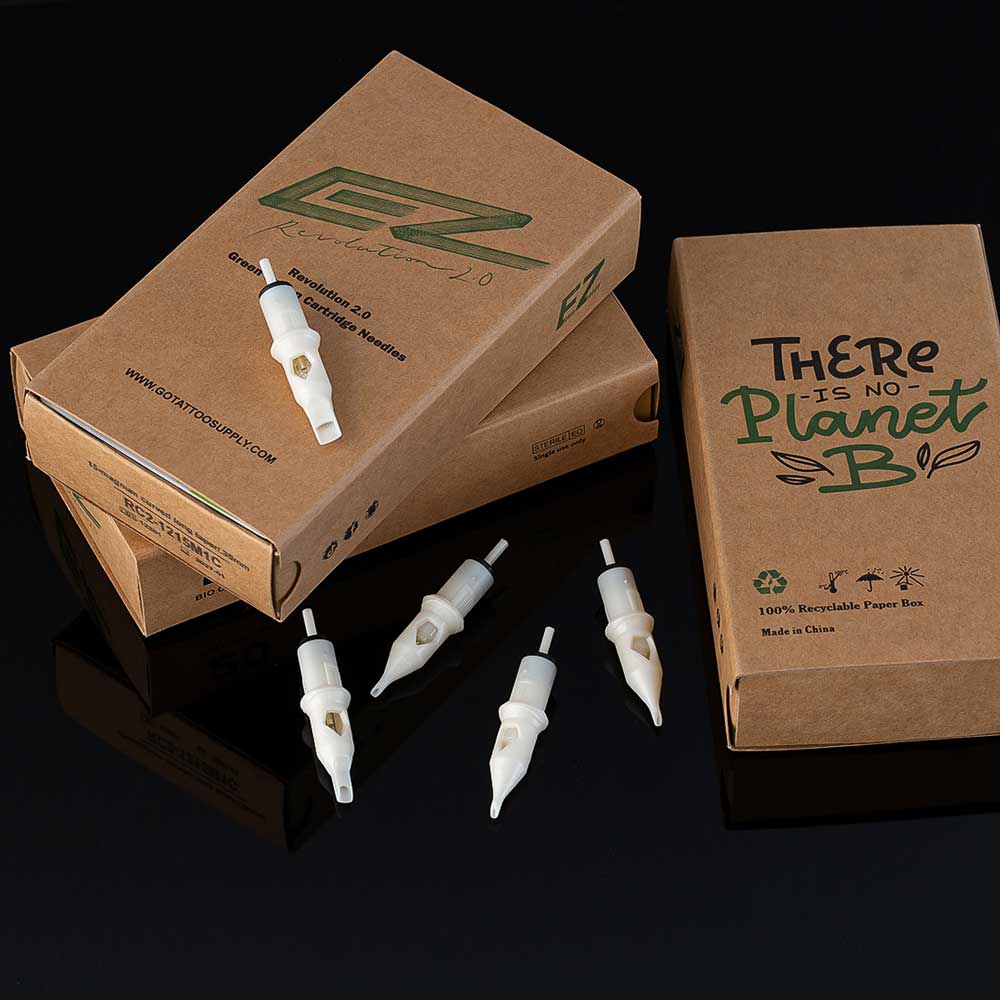 EZ Tattoo Revo 2.0 Cartridges Round Liner  EZ Tattoo Revo 2.0 Cartridges Round Liner 20 Stk