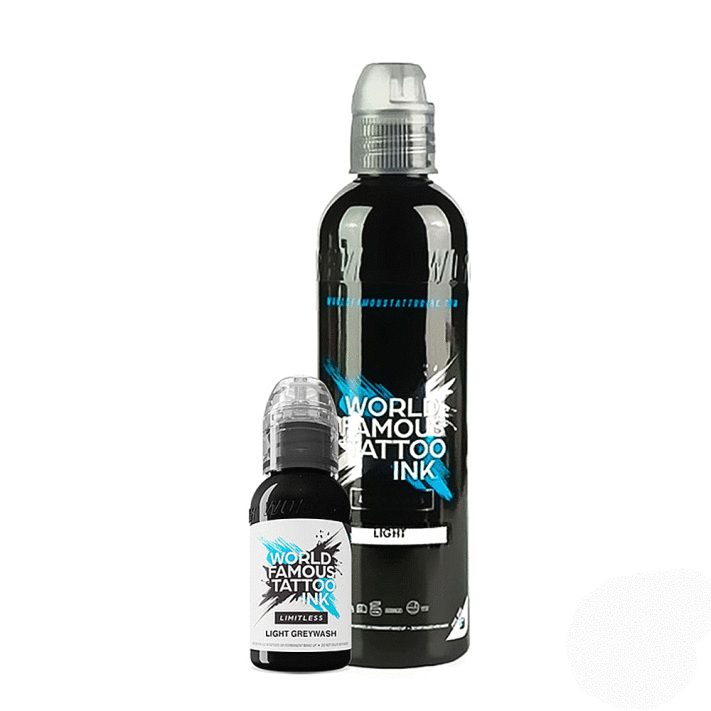 World Famous - Limitless Tattoo Ink - Light Greywash - 120 ml