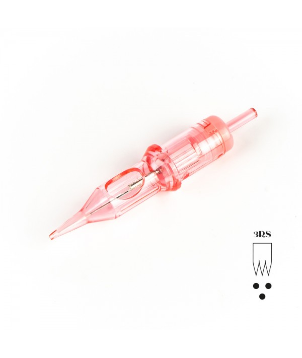 -50 PERCENT - Kwadron - PMU - Optima Cartridges - Round Shader - 3/0.25 mm