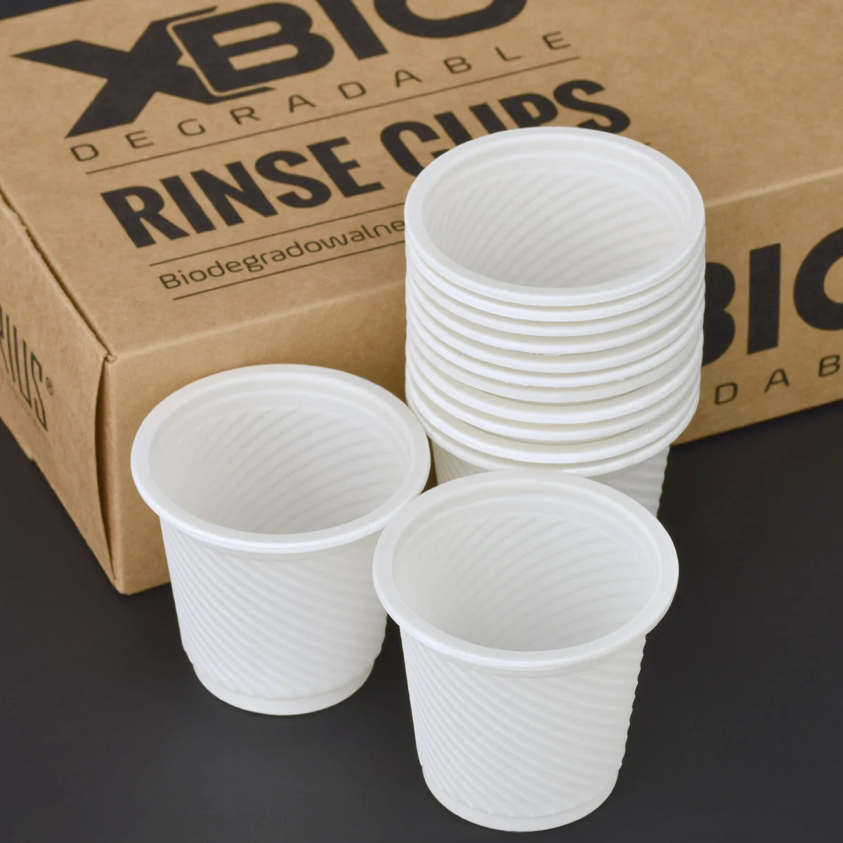 Sirius XBIO Water Cups (biodegradable) – 120 ml, 100 pieces