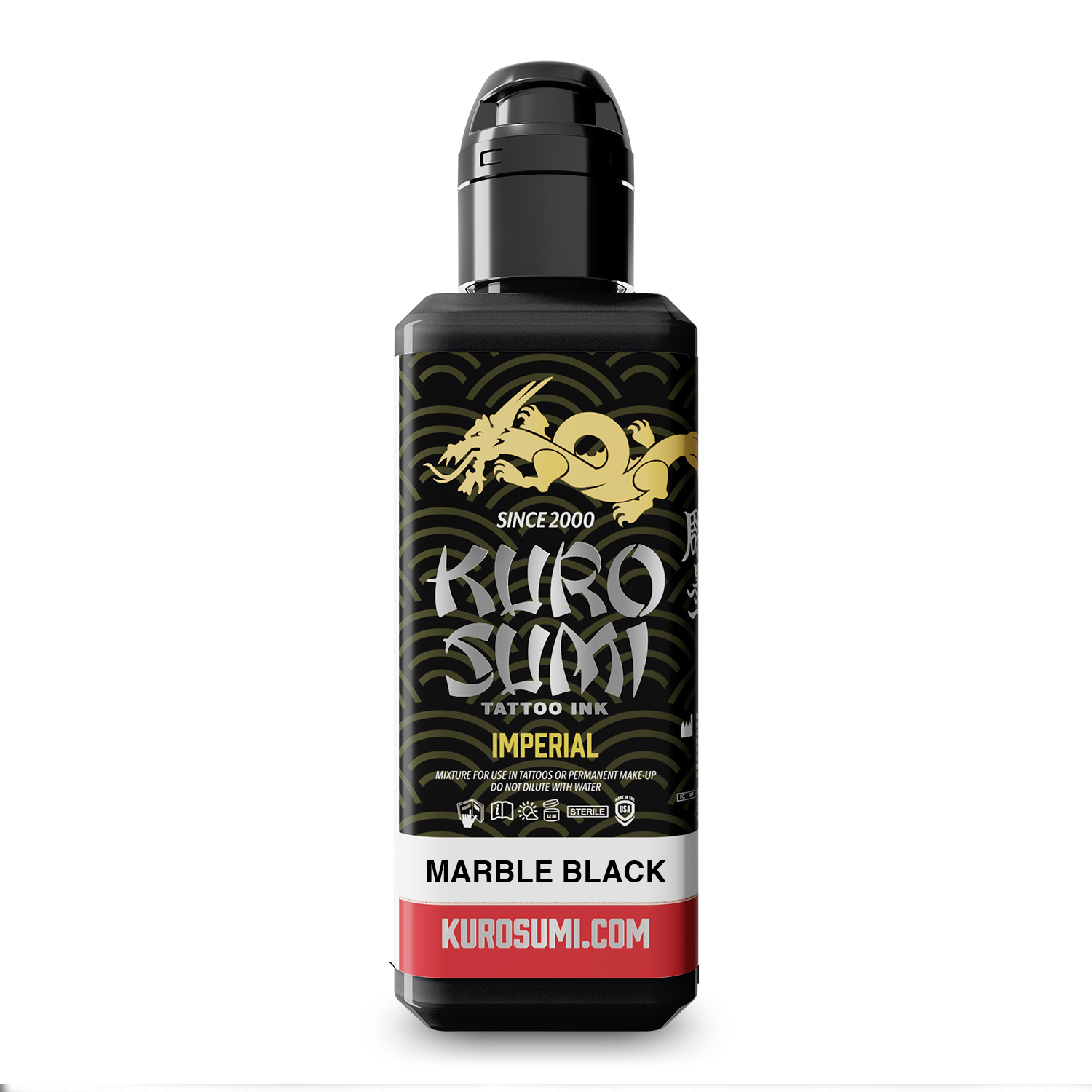 -5 PROZENT - Kuro Sumi - Imperial - Marble Black - 88 ml